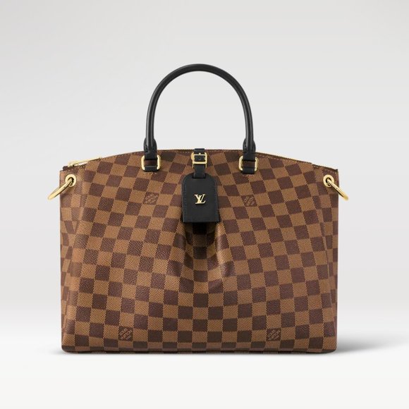 💎 Authentic 💎 Louis Vuitton Damier Ebène Odeon Tote MM in Impeccable Condition - Picture 15 of 16